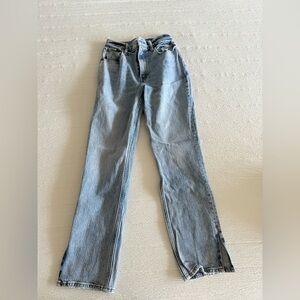 Abercrombie & Fitch Blue Straight Leg Jeans